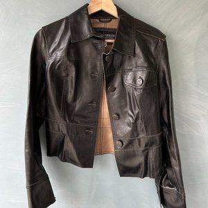 Armani Jeans Leather Jacket